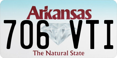 AR license plate 706VTI