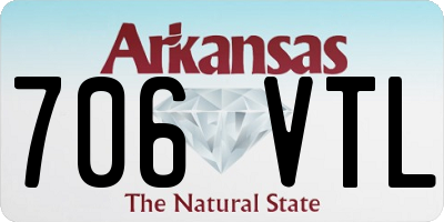 AR license plate 706VTL