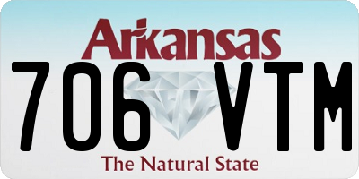 AR license plate 706VTM