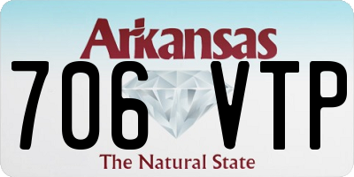 AR license plate 706VTP