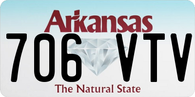 AR license plate 706VTV
