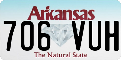 AR license plate 706VUH