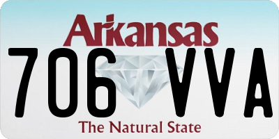AR license plate 706VVA
