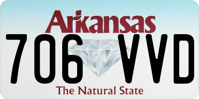 AR license plate 706VVD