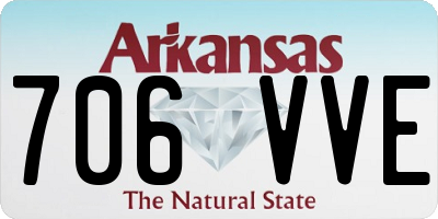 AR license plate 706VVE