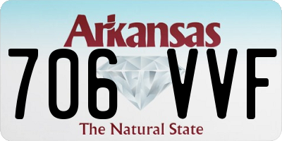 AR license plate 706VVF