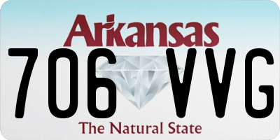 AR license plate 706VVG