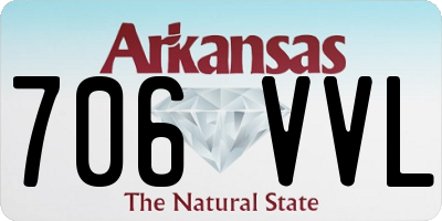 AR license plate 706VVL