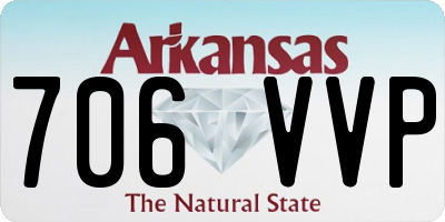 AR license plate 706VVP