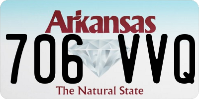 AR license plate 706VVQ
