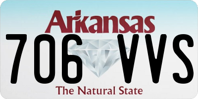 AR license plate 706VVS