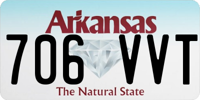 AR license plate 706VVT