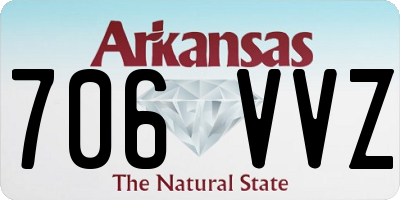 AR license plate 706VVZ