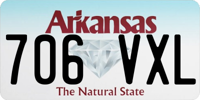 AR license plate 706VXL