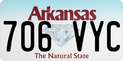 AR license plate 706VYC