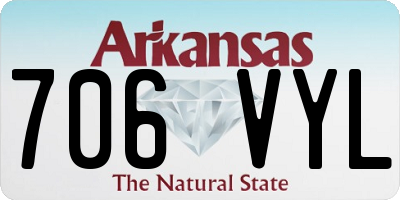 AR license plate 706VYL