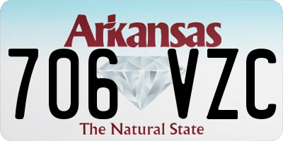 AR license plate 706VZC