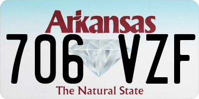 AR license plate 706VZF