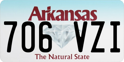 AR license plate 706VZI