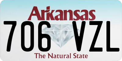 AR license plate 706VZL