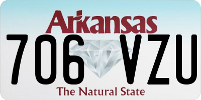 AR license plate 706VZU