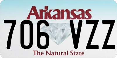 AR license plate 706VZZ