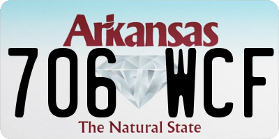 AR license plate 706WCF