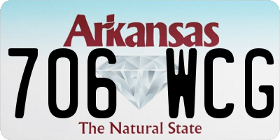 AR license plate 706WCG