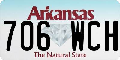 AR license plate 706WCH