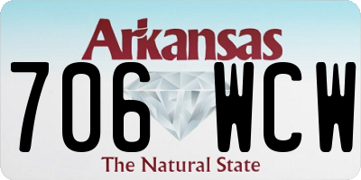 AR license plate 706WCW
