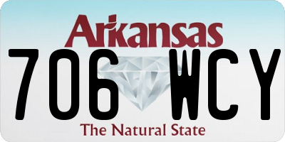 AR license plate 706WCY