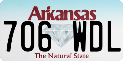 AR license plate 706WDL
