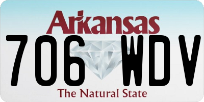 AR license plate 706WDV