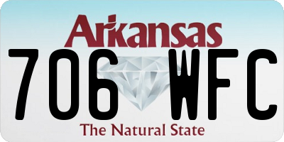 AR license plate 706WFC