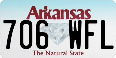 AR license plate 706WFL