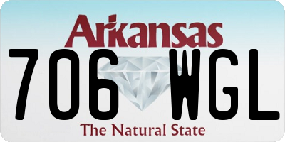 AR license plate 706WGL