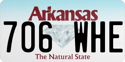 AR license plate 706WHE