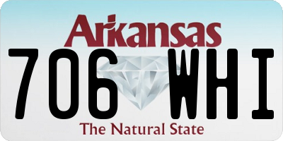 AR license plate 706WHI