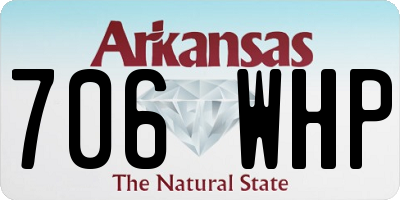 AR license plate 706WHP