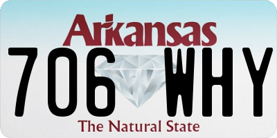 AR license plate 706WHY