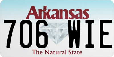 AR license plate 706WIE