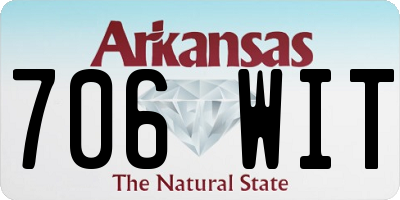 AR license plate 706WIT