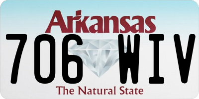 AR license plate 706WIV