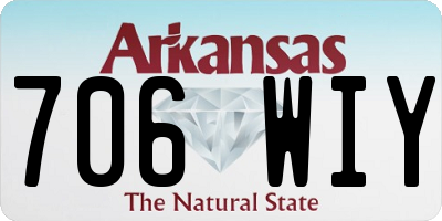 AR license plate 706WIY