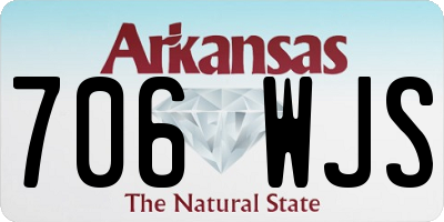 AR license plate 706WJS