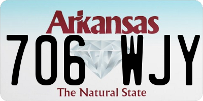 AR license plate 706WJY