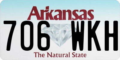 AR license plate 706WKH
