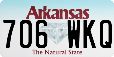 AR license plate 706WKQ