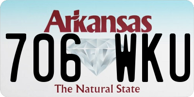 AR license plate 706WKU