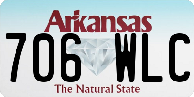 AR license plate 706WLC